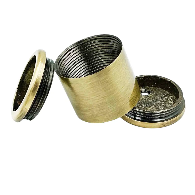 Brass Antique heavy counsiled straight to wall fittings for curtain 1"pipe (1066)