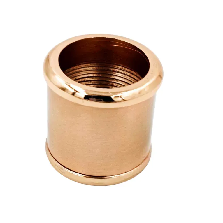 Brass Rosegold heavy counsiled straight to wall fittings for curtain 1"pipe (1067)