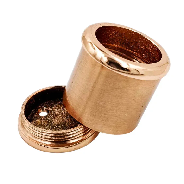 Brass Rosegold heavy counsiled straight to wall fittings for curtain 1"pipe (1067)