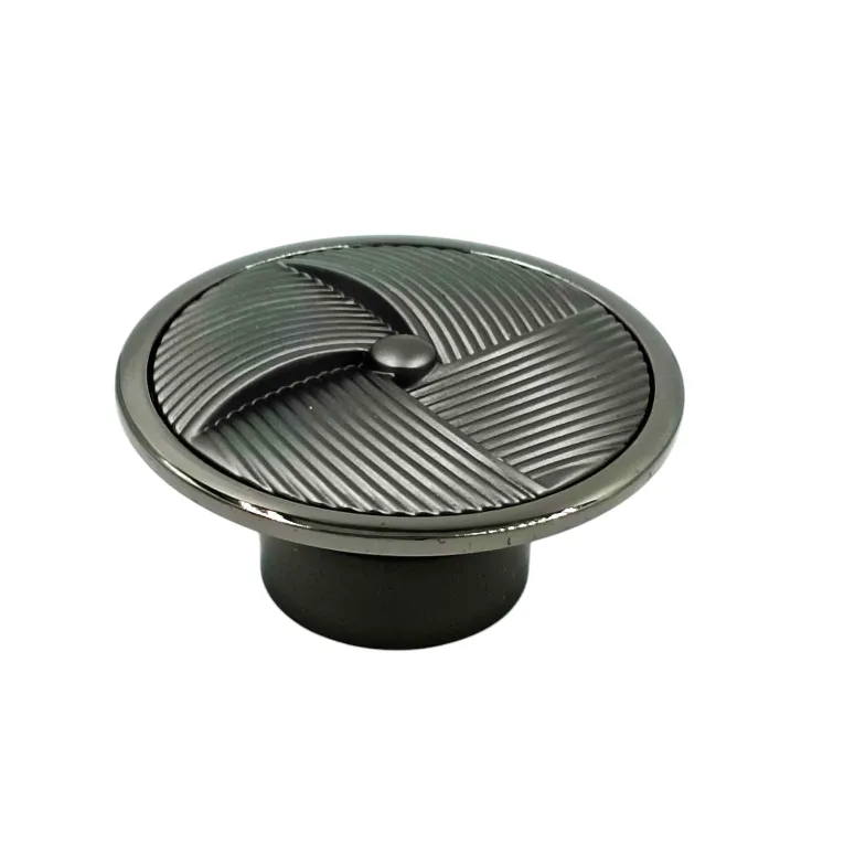 Fancy Drawer knob round 2 inch DK207 Antique/gold,Black,Gold/white finish (1079)