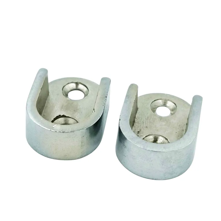 Aluminium oval bracket for hanger pipe (oval pipe fittings) pair of 2pc(1080)