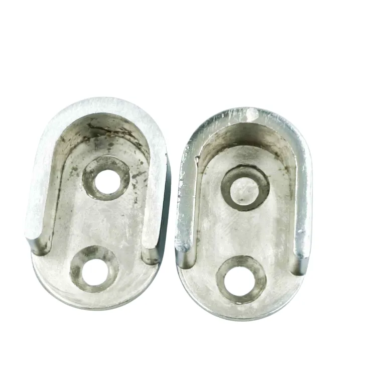 Aluminium oval bracket for hanger pipe (oval pipe fittings) pair of 2pc(1080)