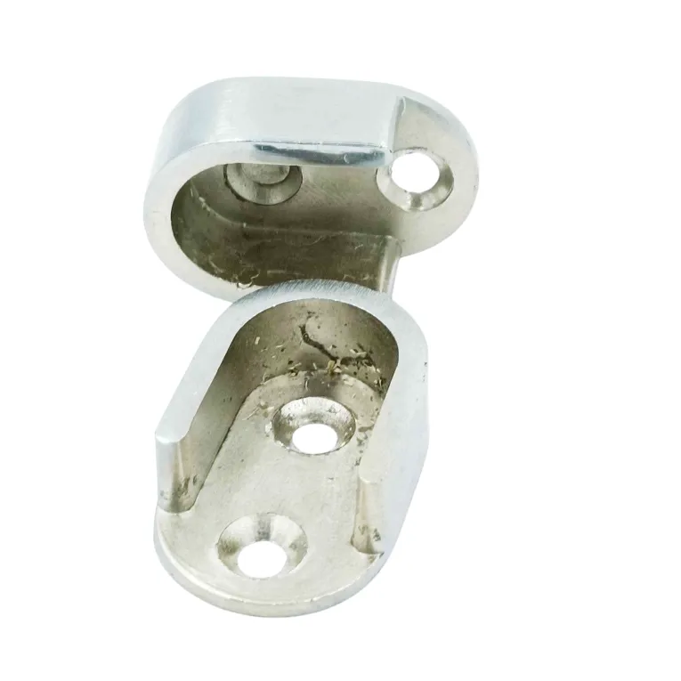 Aluminium oval bracket for hanger pipe (oval pipe fittings) pair of 2pc(1080)