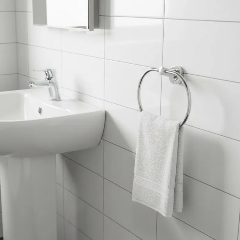 Towel Ring Oval Shape Stainless steel 6mm Solid Rod Heavy Towel Hanger (3046)