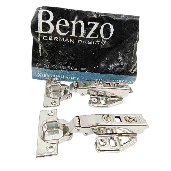 Cabinet Auto Hinge Benzo Stainless Steel Soft Close Heavy-Duty - 240gm Weight, 0/8/16 Crank Options (All parts s.s) (5-Year Warranty)(1011)