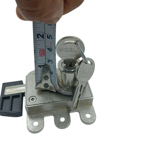 Sliding door center lock flap lock single lock for overlapped doors 25mm with ultra key atom 1 years warrenty (2431)