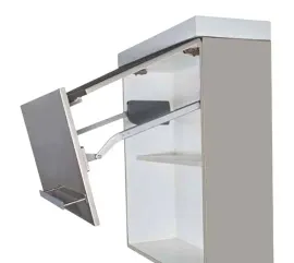 Bi-fold liftup system soft close double door lift up for kitchen cabinet doors 5 years warrenty  (1181)