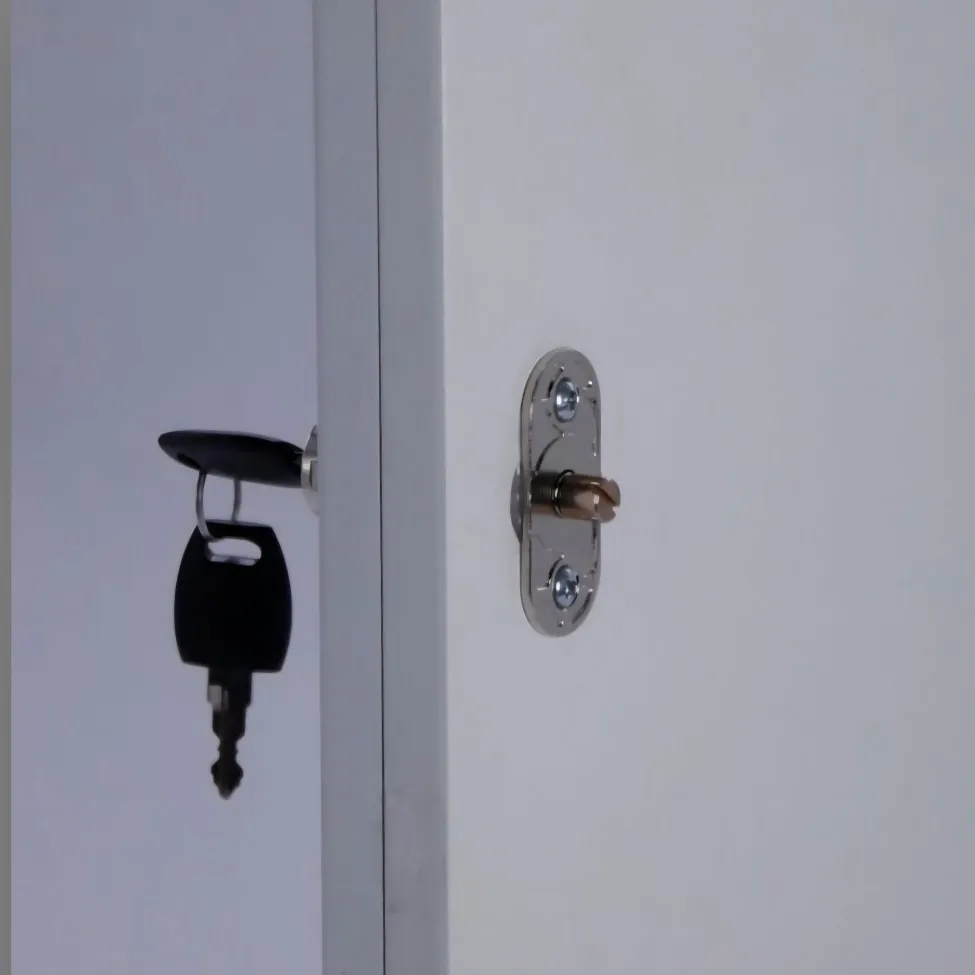 Ebco Center Push Lock MPT1-22mm for Double Sliding Wardrobe Doors  (1620)