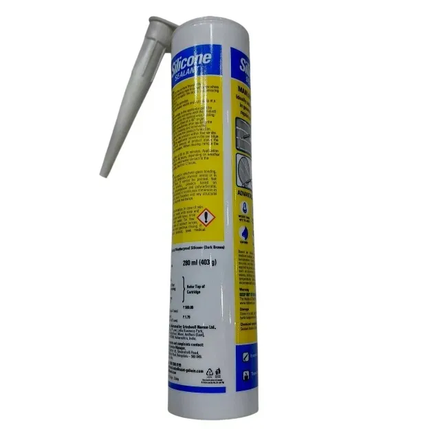 Silicone Sealant Dark Brown – Tek Bond by Saint Gobain Weatherproof 400gm (280ml) Gap Filling (2846)