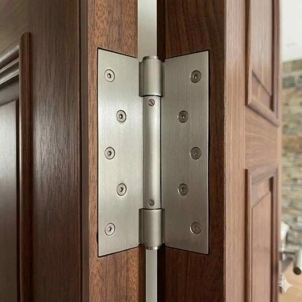 4 Inch Spring Door Hinge Soft Close Brass S.S Finish 4"*1-1/4"*5/32" Heavy Door Closer (Pack Of 1 pc )(1890)