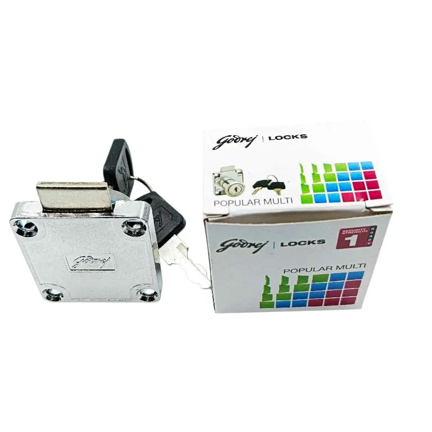 Godrej drawer lock 8000 furniture lock steel 20mm cabinet lock popular Multipurpose lock (1555)