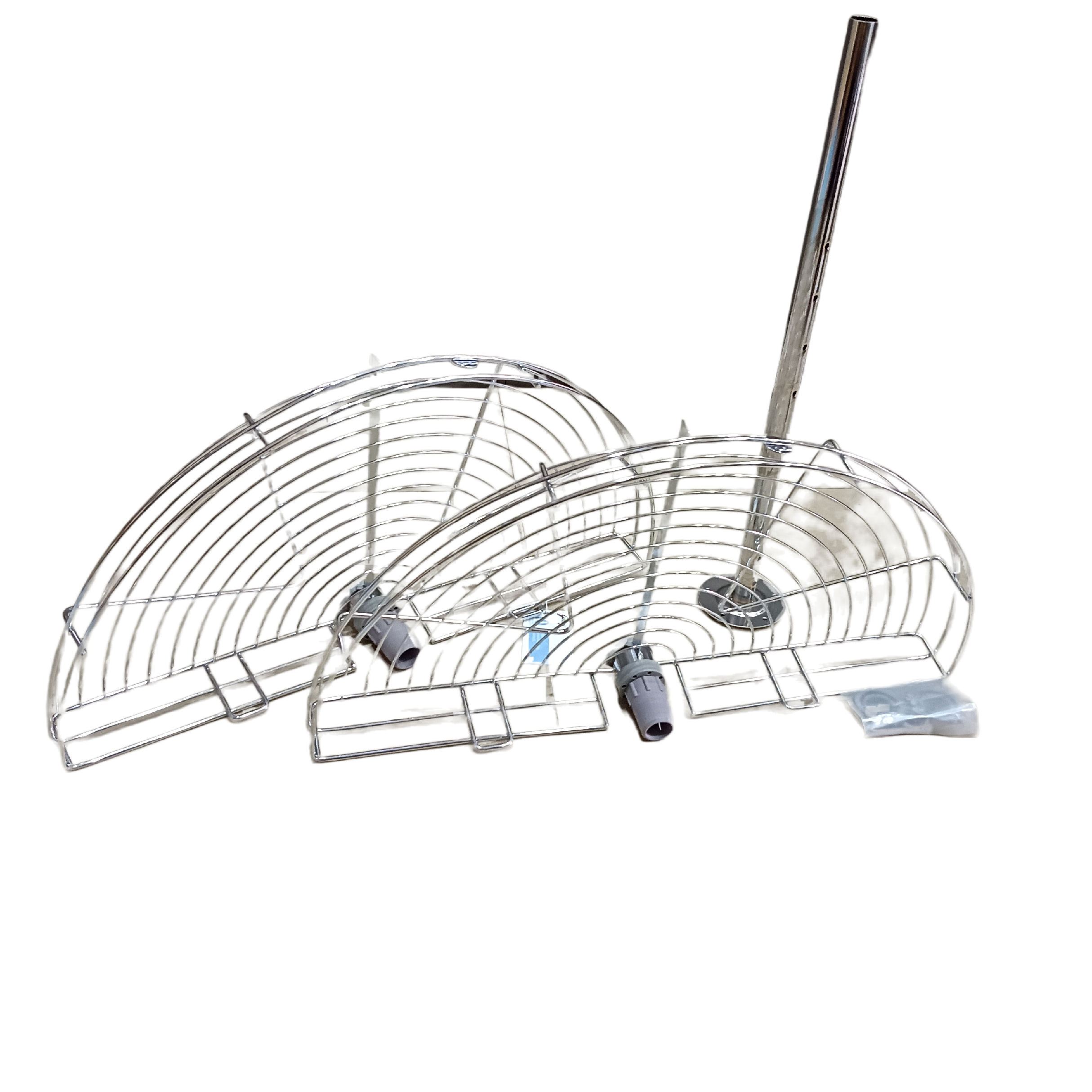 Godrej D Tray corner wire Basket Stainless Steel, 650mm diameter Modular Kitchen Cabinets (1730)