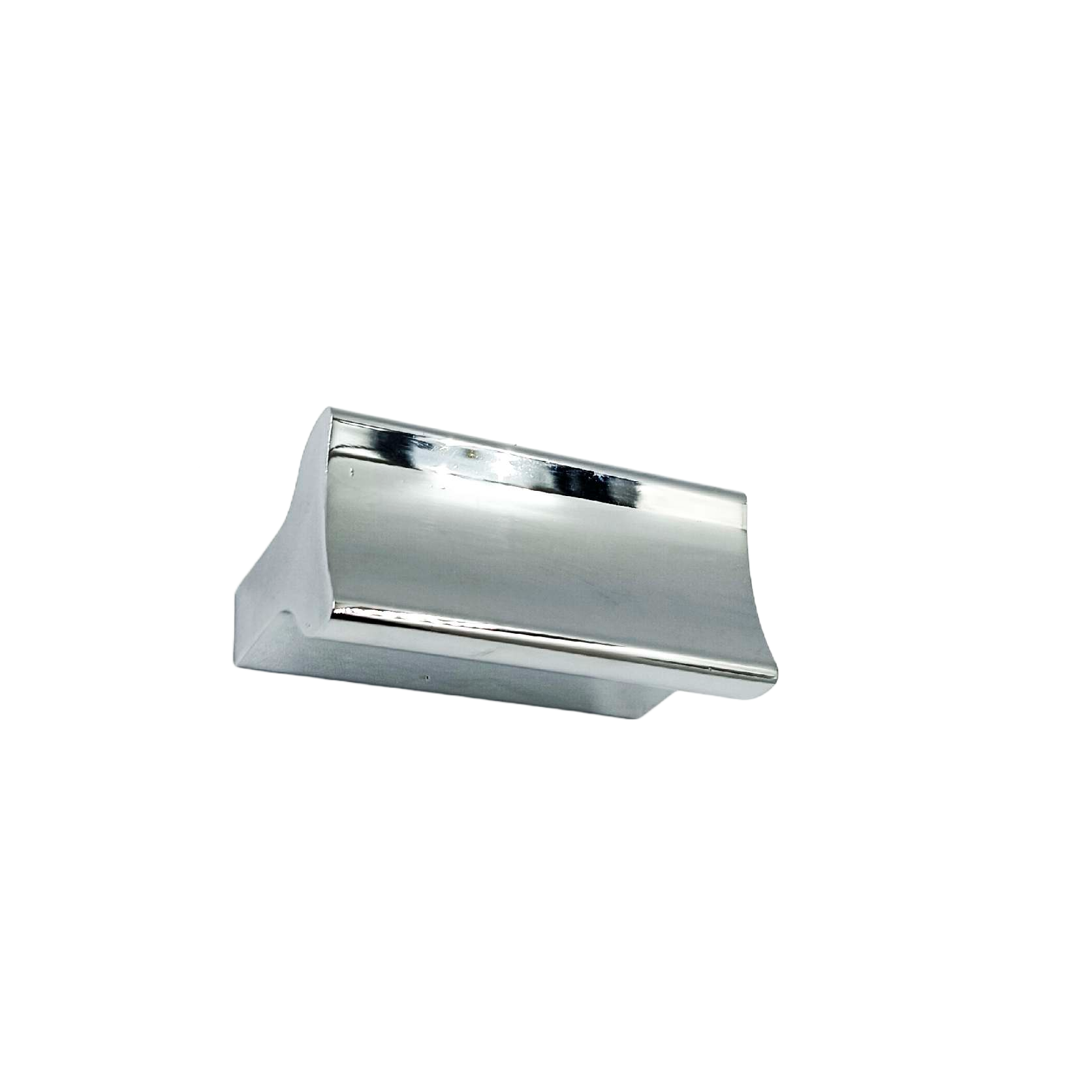 Drawer cabinet knob Rectangular steel crome finish 2"*1" aluminium (sujin) (1732)