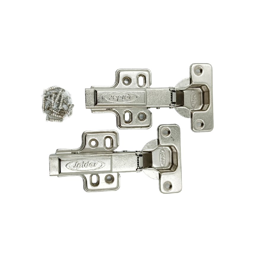 Spider Auto hinge mild steel soft close heavy 0,8 crank (1762)