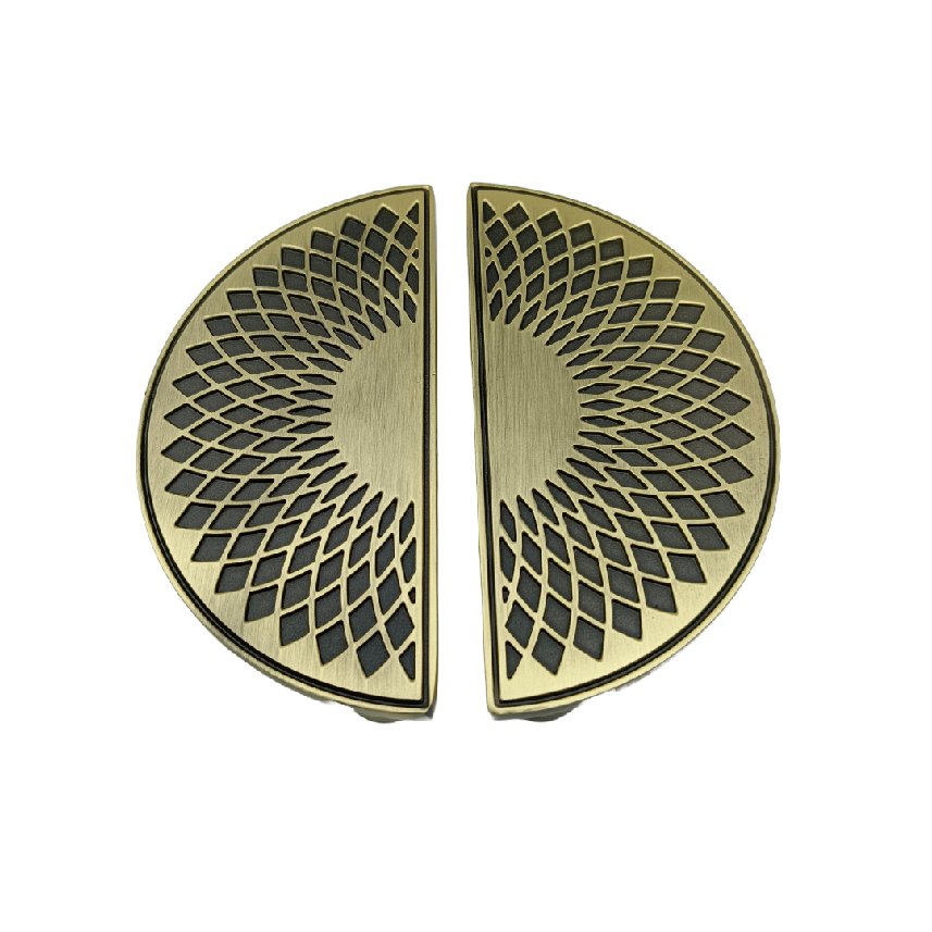 Drawer Wardrobe handle Antique finish D type half round 96mm,160mm,224mm (set of 2pcs)1068 (1773)