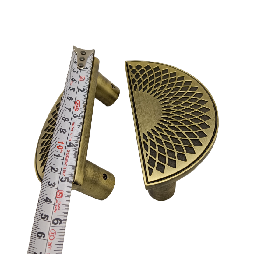 Drawer Wardrobe handle Antique finish D type half round 96mm,160mm,224mm (set of 2pcs)1068 (1773)