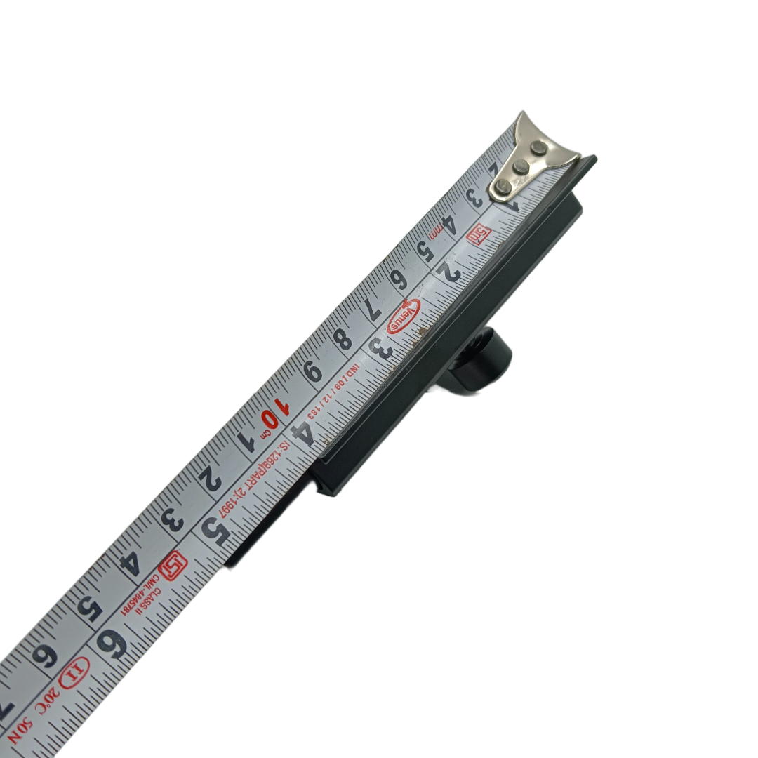 Black towerbolt Flat latch for interior doors 4" aluminium (1841)