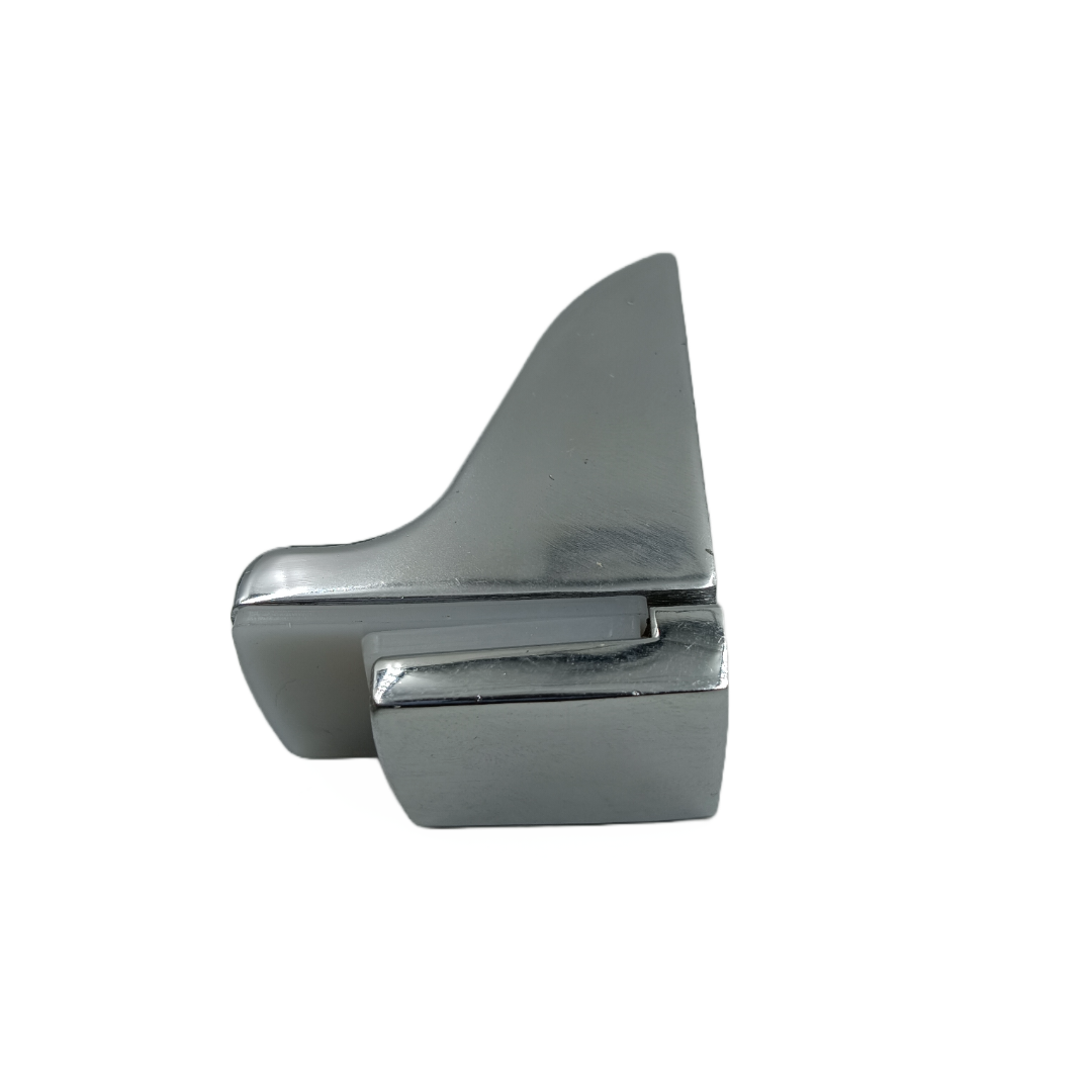 Glass Shelf Bracket Wall Mount concealed heavy crome set of 2pcs (1846)