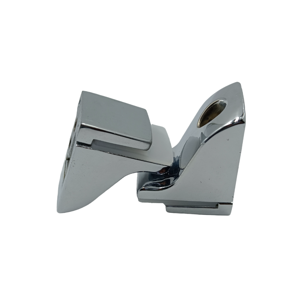 Glass Shelf Bracket Wall Mount concealed heavy crome set of 2pcs (1846)