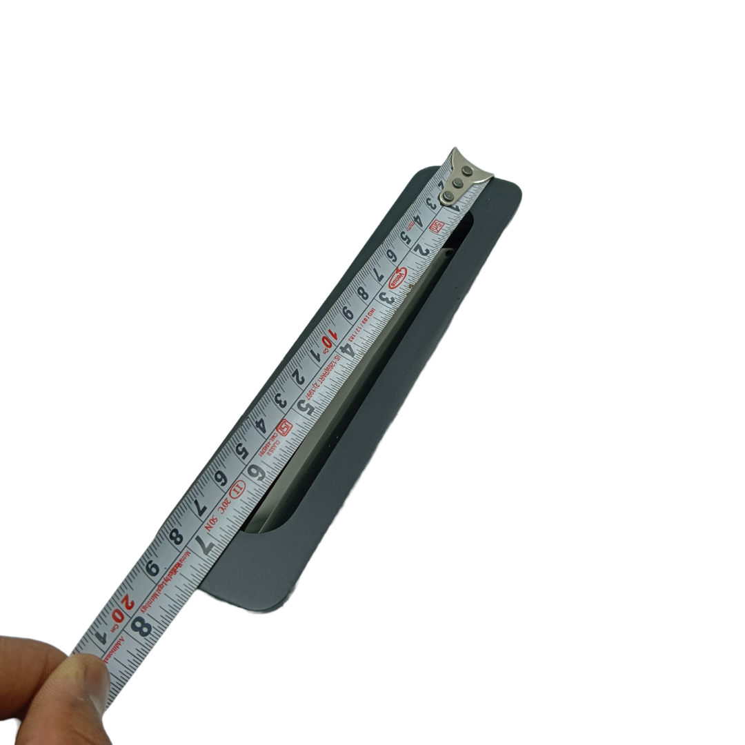 Concealed handle black M2518 sliding wardrobe door handle 4",8",10",12" (1848)