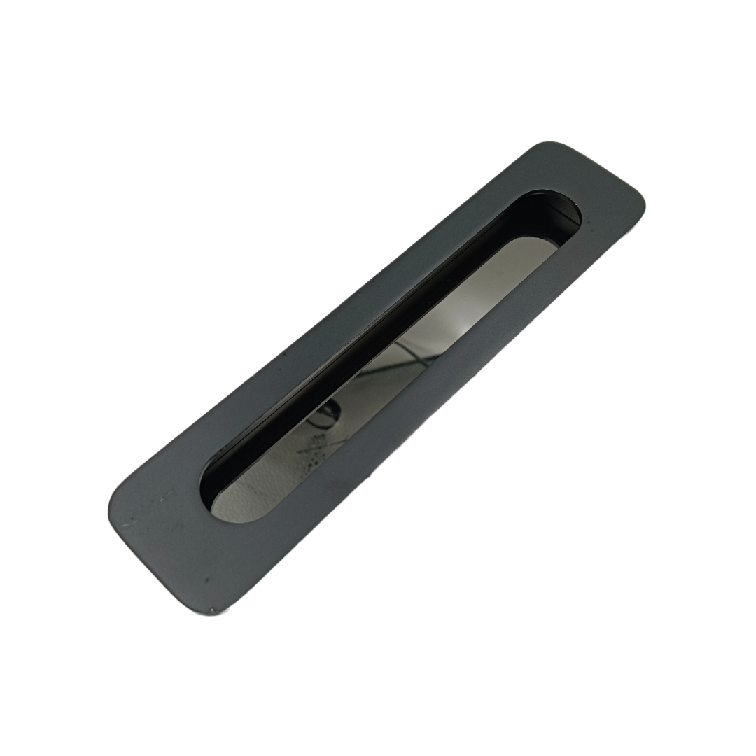 Concealed handle black M2518 sliding wardrobe door handle 4",8",10",12" (1848)