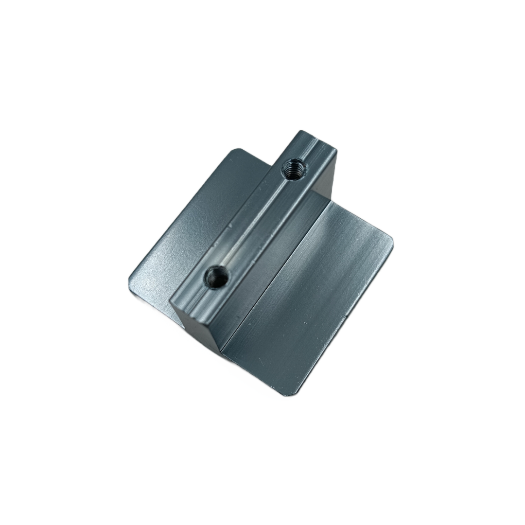 Drawer knob cabinet knob square grey glossy finish 1.5" 006 (1870)