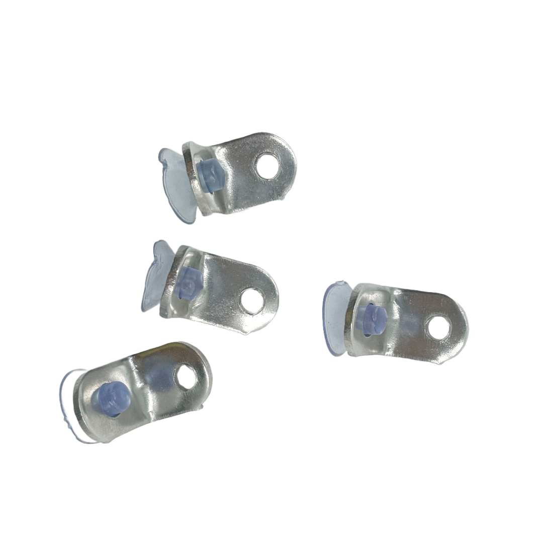 Steel Shelf bat Support L-shaped Shelf Fixing Bracket with vaccum bush single screw (1902)