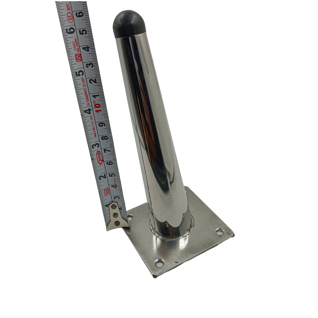 Sofa leg cross type steel crome finish 4",6",8",12" (1947)