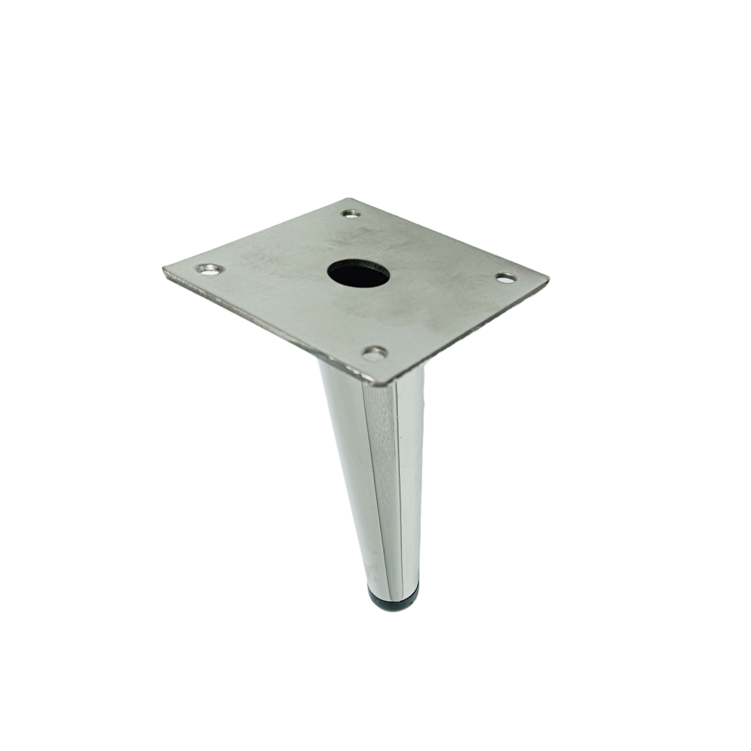 Sofa leg cross type steel crome finish 4",6",8",12" (1947)