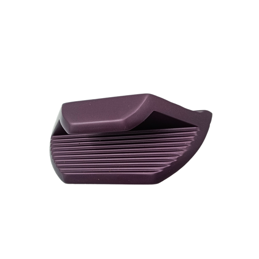 Drawer wardrobe handle purple finish knob-3", 4",8",10",12",18",24",32",40" 1028 (1959)