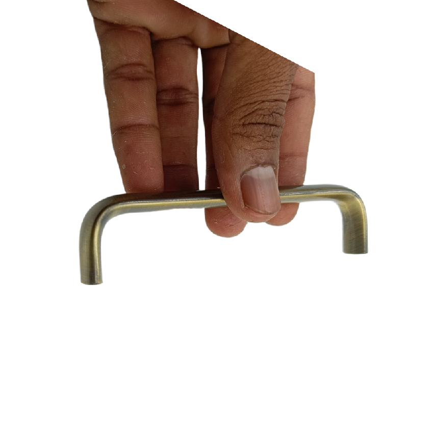 Drawer handle wardrobe handle Antique finish oval D 4",6",8",10" (1964)