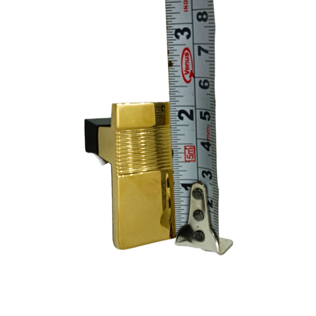 Drawer wardrobe handle and knob pvd gold 40mm,100mm Lima plum (2050)