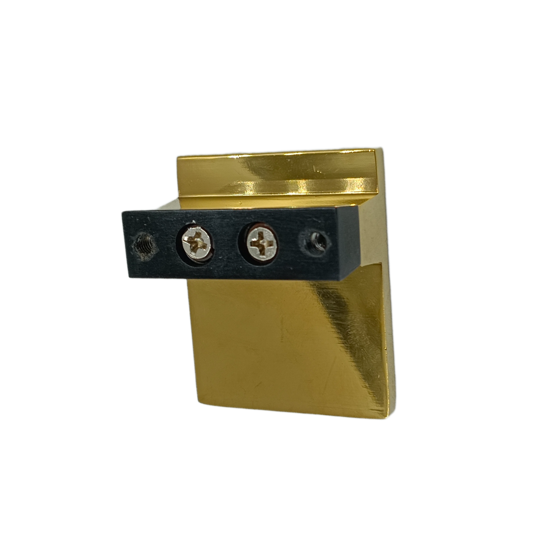 Drawer wardrobe handle and knob pvd gold 40mm,100mm Lima plum (2050)