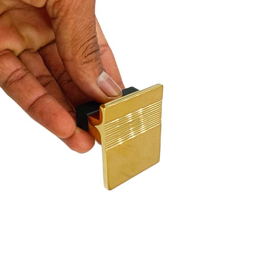 Drawer wardrobe handle and knob pvd gold 40mm,100mm Lima plum (2050)