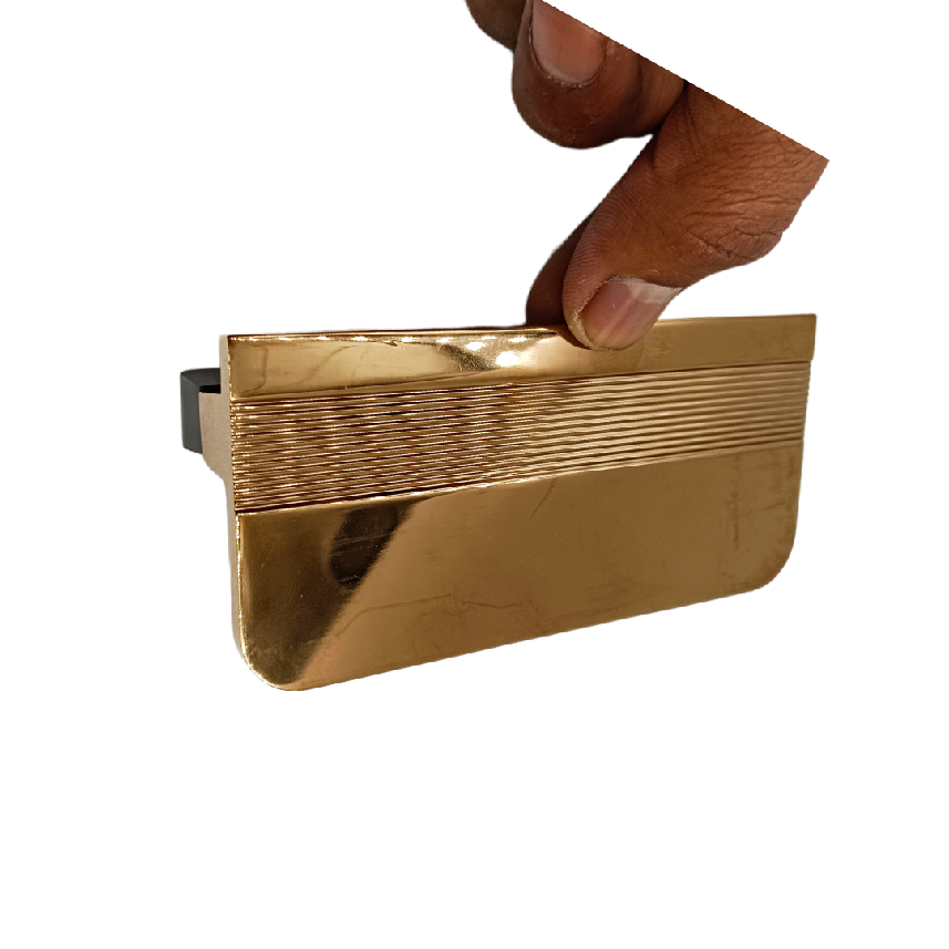 Drawer wardrobe handle and knob pvd rosegold 40mm,100mm Lima plum (2051)