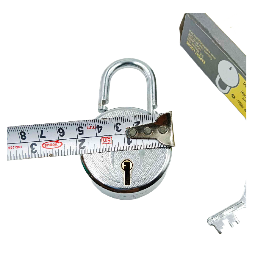 Padlock round 50mm steel 3keys xpert 7 lever  double locking (2011)