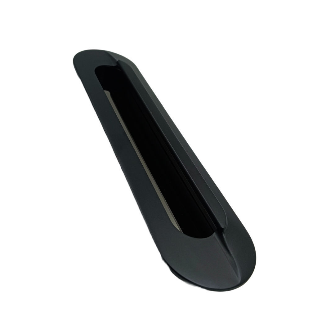 Concealed handle Black sliding wardrobe door handle 4",8",10",12" 1403 (2035)