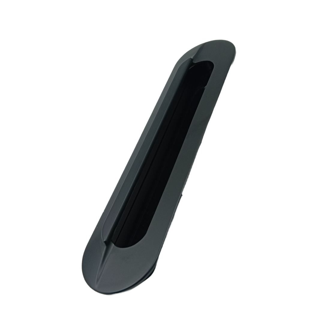 Concealed handle Black sliding wardrobe door handle 4",8",10",12" 1403 (2035)