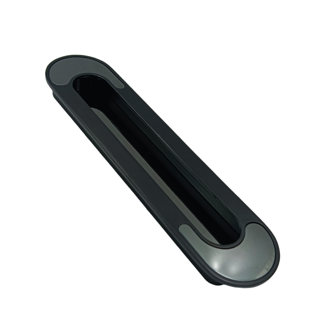 Concealed handle black sliding wardrobe door handle 4",8",10" 1383 (2041)