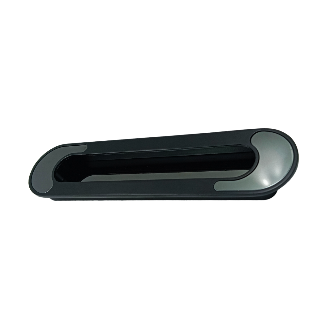 Concealed handle black sliding wardrobe door handle 4",8",10" 1383 (2041)