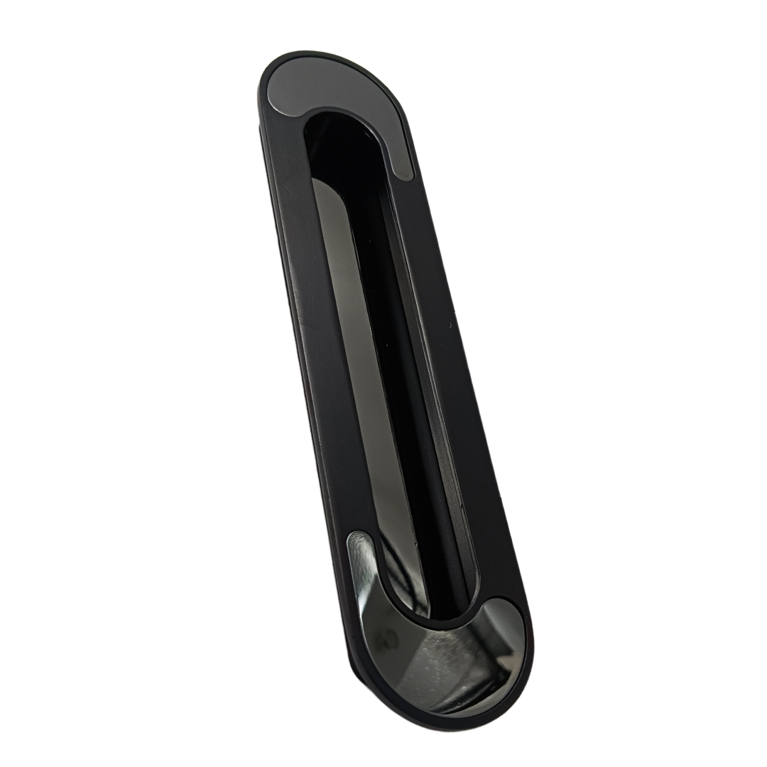 Concealed handle black sliding wardrobe door handle 4",8",10" 1383 (2041)