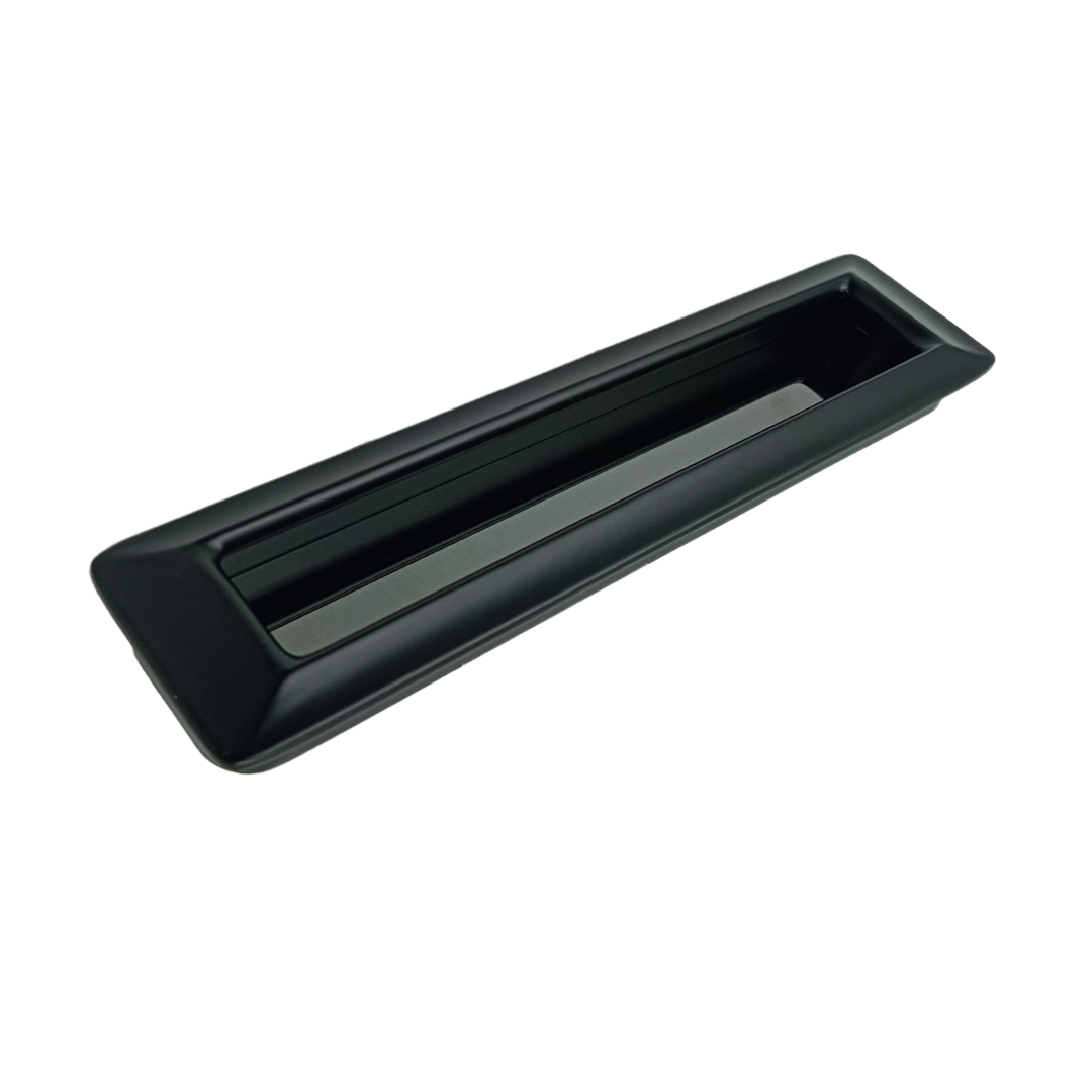 Concealed handle Black sliding wardrobe door handle 4",8",10" 1380 (2060)