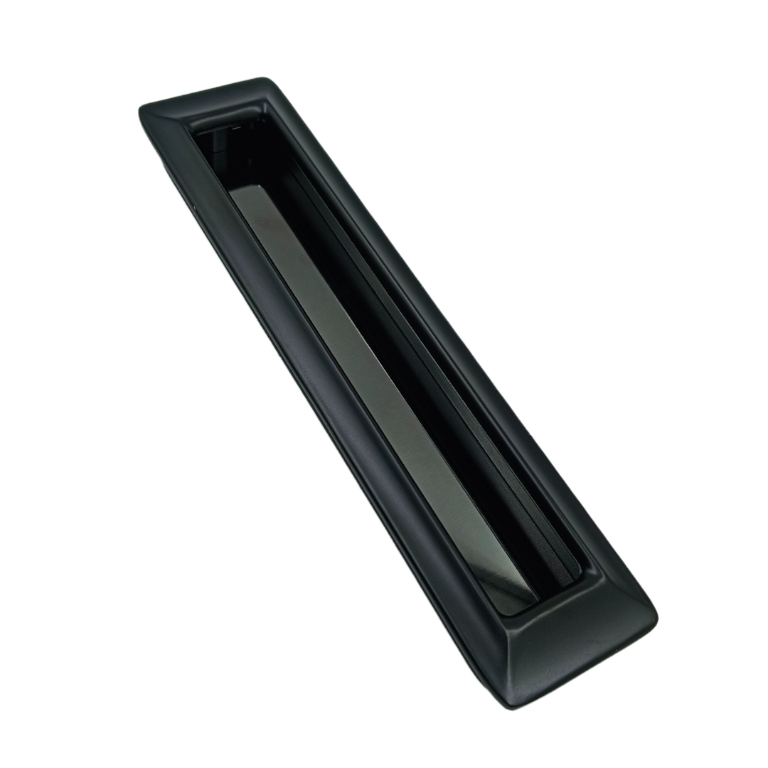 Concealed handle Black sliding wardrobe door handle 4",8",10" 1380 (2060)