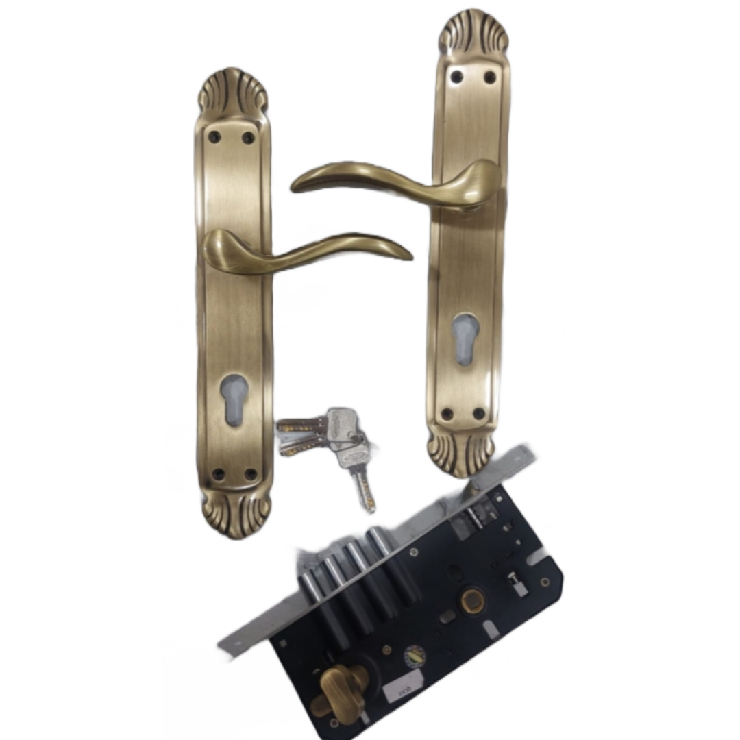 Mortise lock spider brass antique finish cylinder key 1ck B43AB 300mm 3 year warrenty (2083)