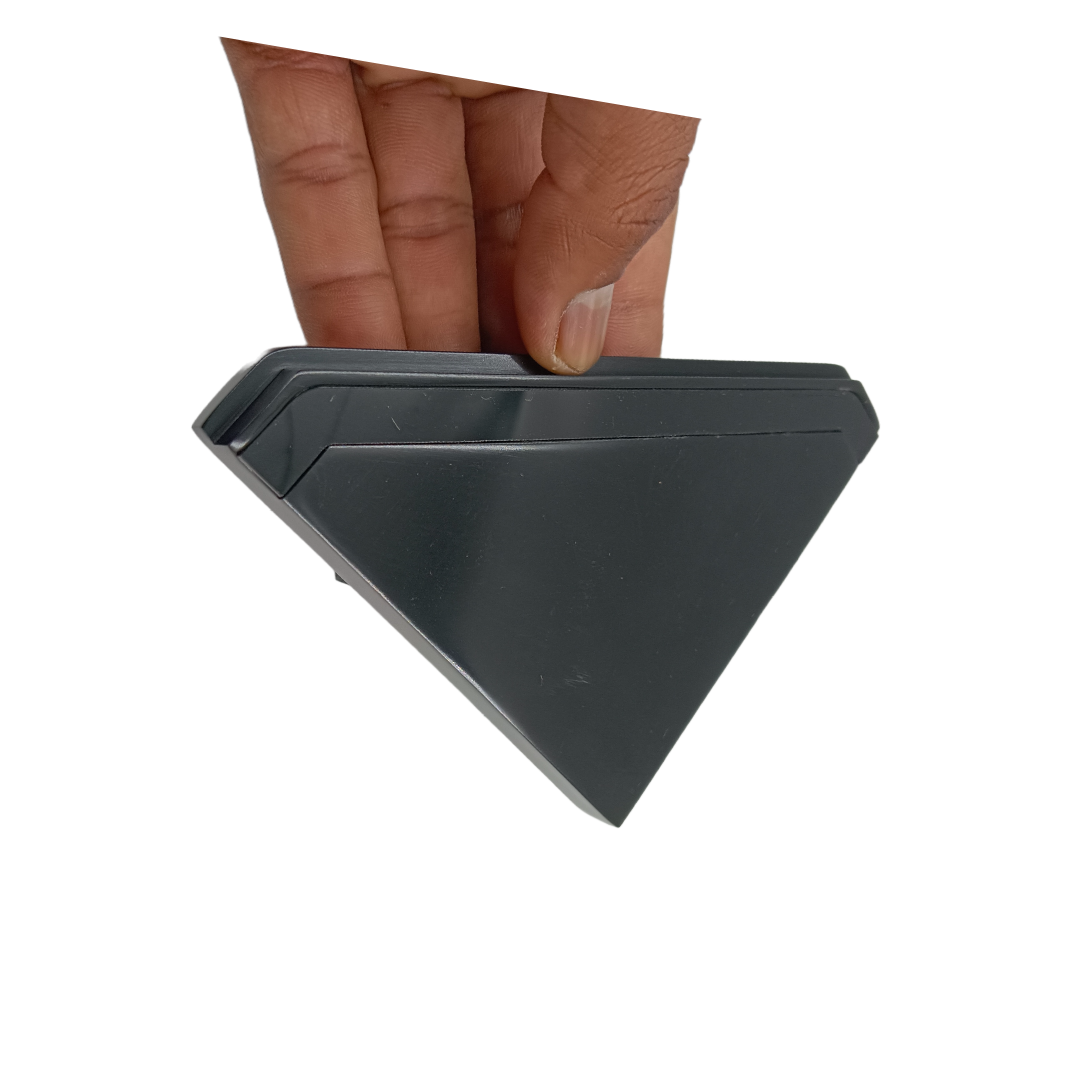 Drawer wardrobe handle and knob Black 100mm,150mm trio plum (2095)