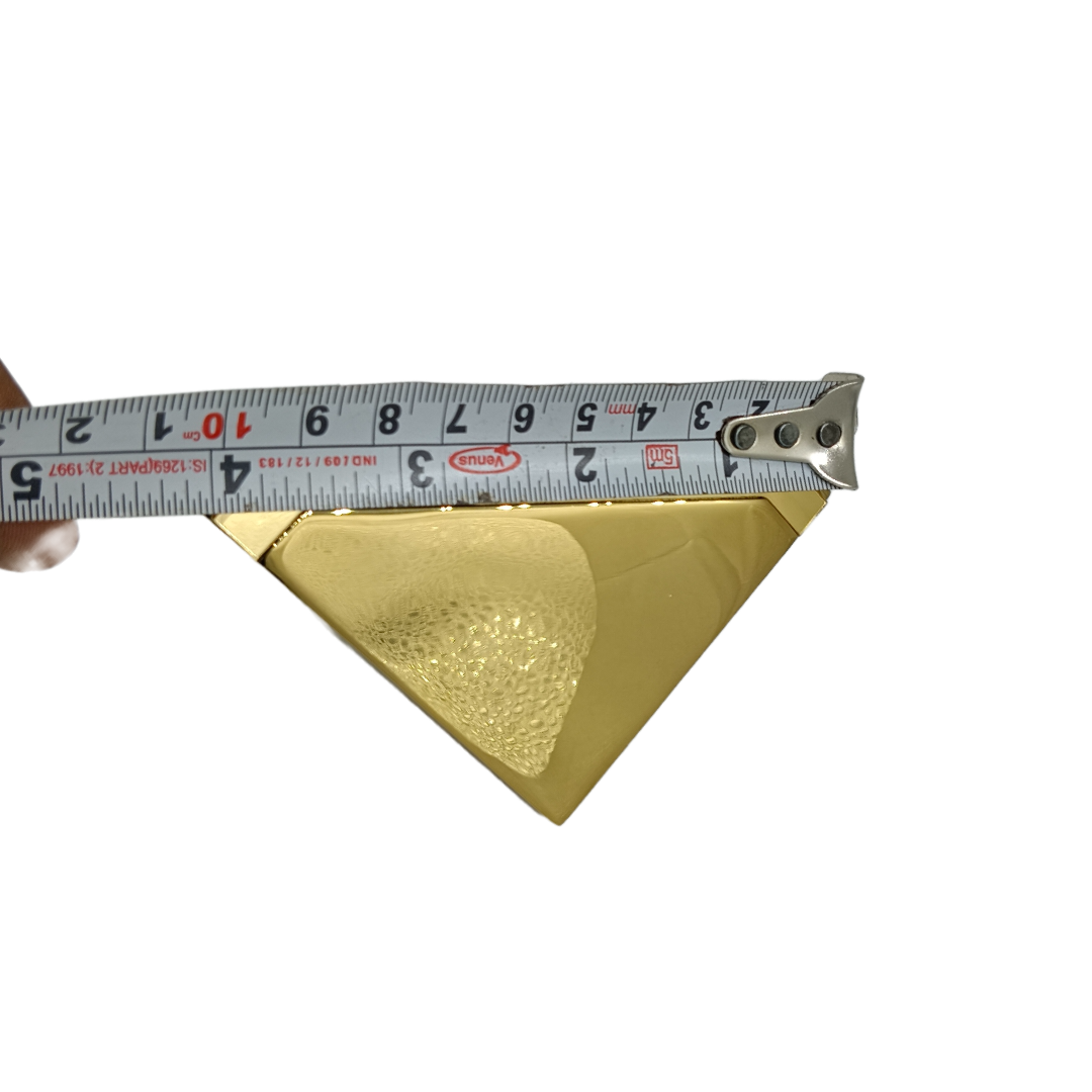 Drawer wardrobe handle and knob pvd gold 100mm,150mm trio plum (2097)