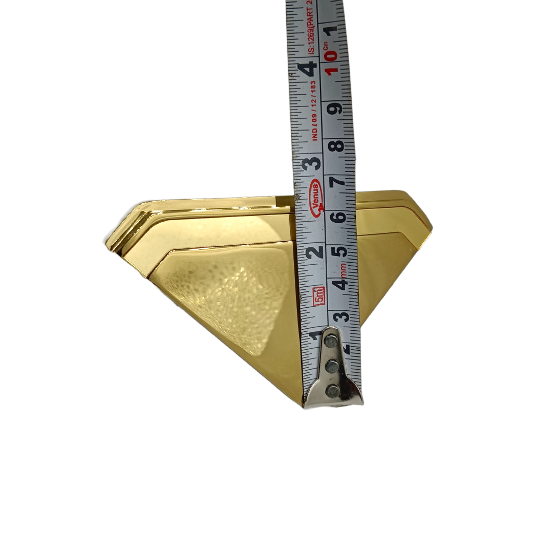 Drawer wardrobe handle and knob pvd gold 100mm,150mm trio plum (2097)