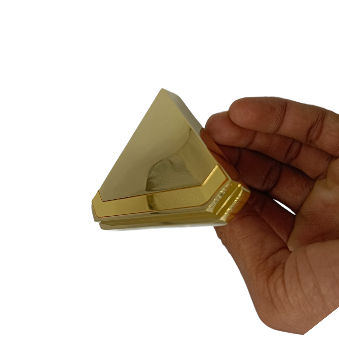 Drawer wardrobe handle and knob pvd gold 100mm,150mm trio plum (2097)