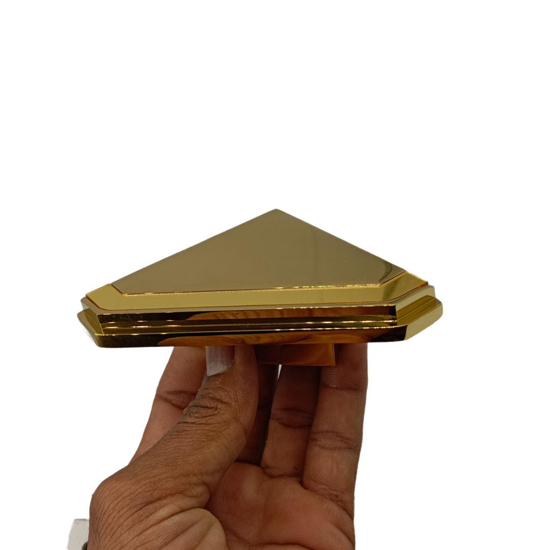 Drawer wardrobe handle and knob pvd gold 100mm,150mm trio plum (2097)