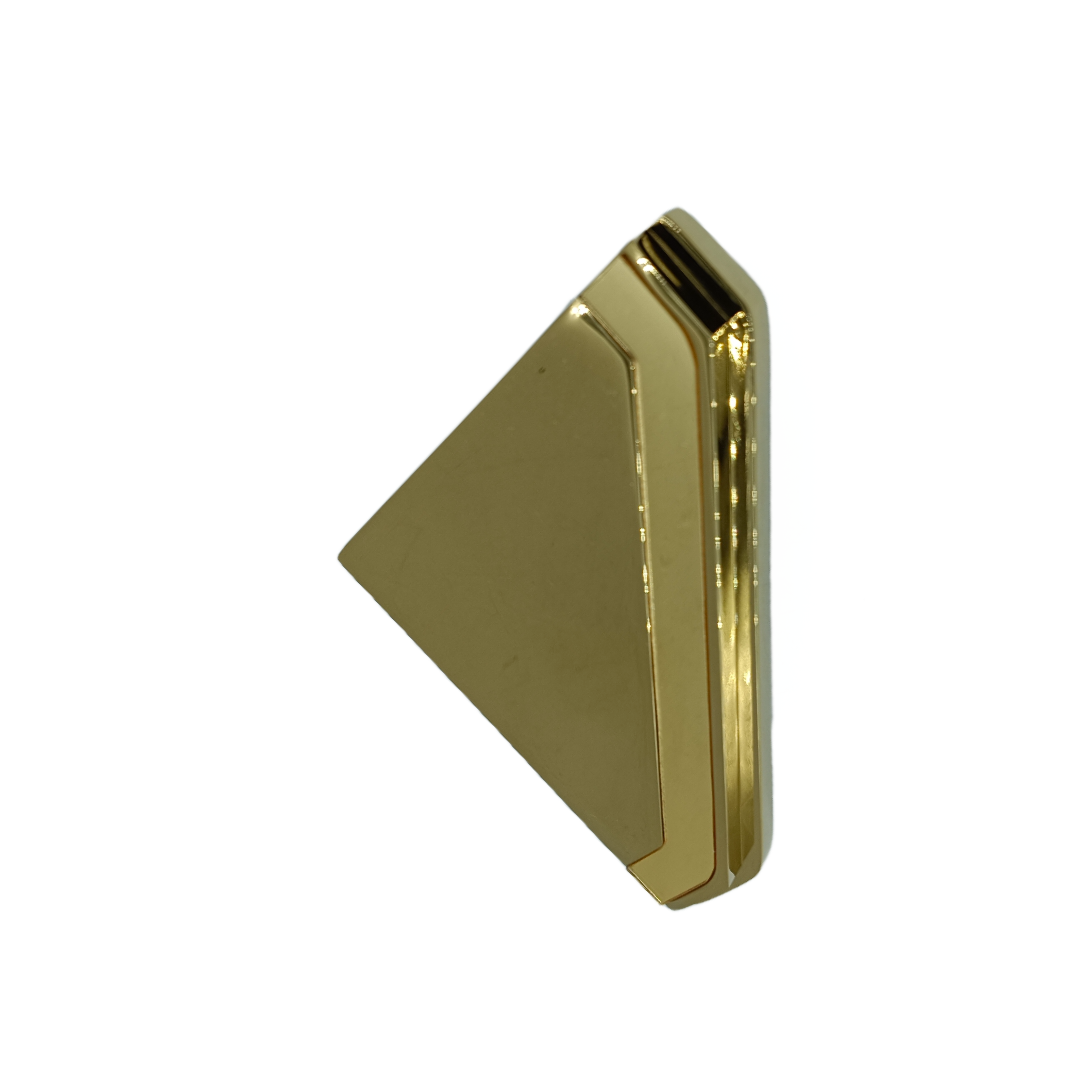 Drawer wardrobe handle and knob pvd gold 100mm,150mm trio plum (2097)